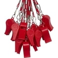 thumbnail image 1 of Pack de 20 Silbatos Plásticos de Alta Potencia con Cordón, para Árbitros, Entrenadores, Emergencias y Deportes (Fútbol, Baloncesto), 1 of 6