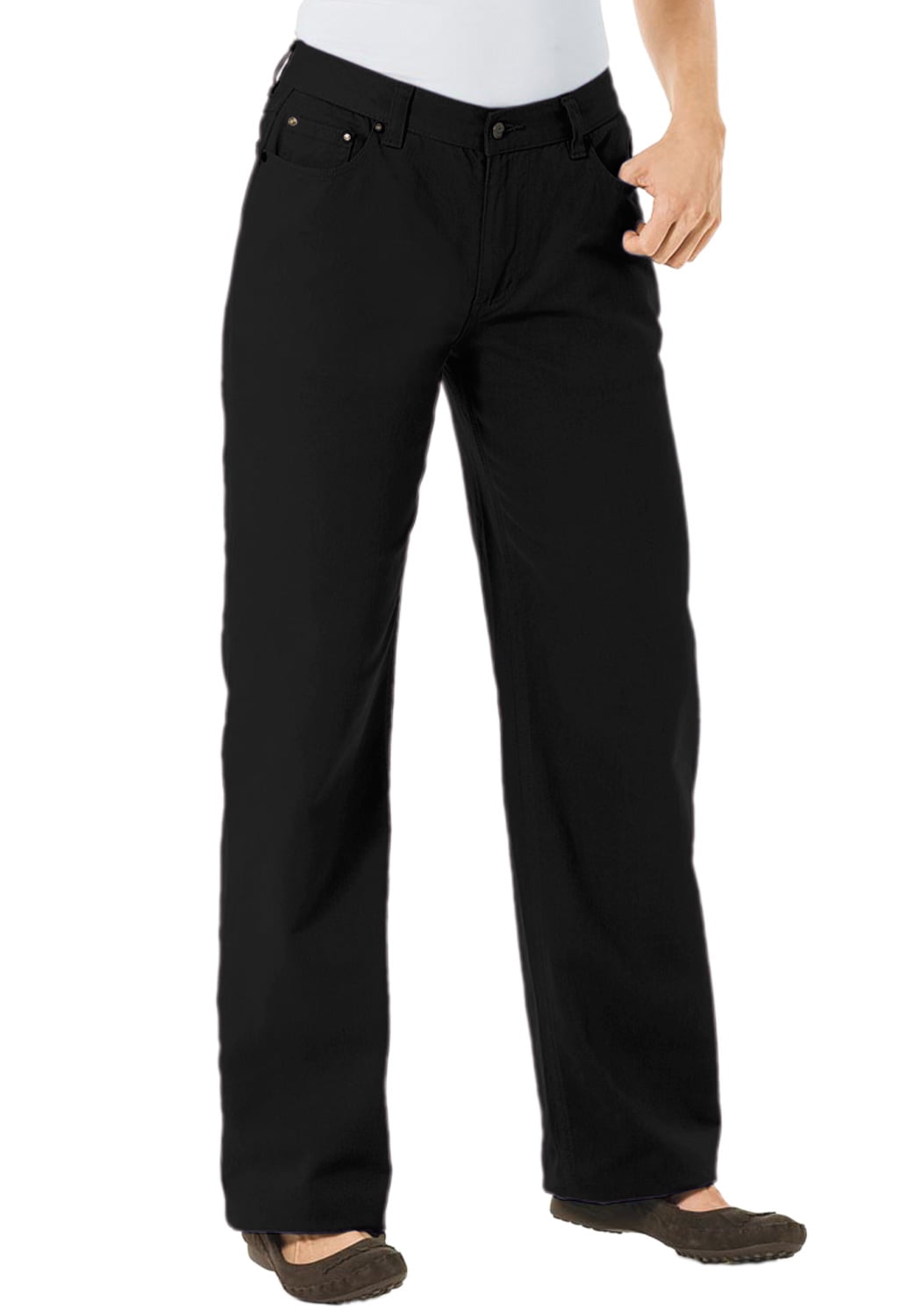 Petite Relaxed-Fit 5-Pocket Jeans 