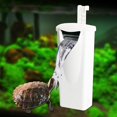 thumbnail image 3 of Plastic White Aquarium Turtle Fish Tank Oxygen Pump Mini Built in Low Water Level Mute Filter, 3 of 10