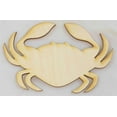 thumbnail image 1 of 1 Pc, Large 18" X 12" X 1/4" Thick Crab Shaped Wood Cutout To Complete Craft Project, 1 of 2