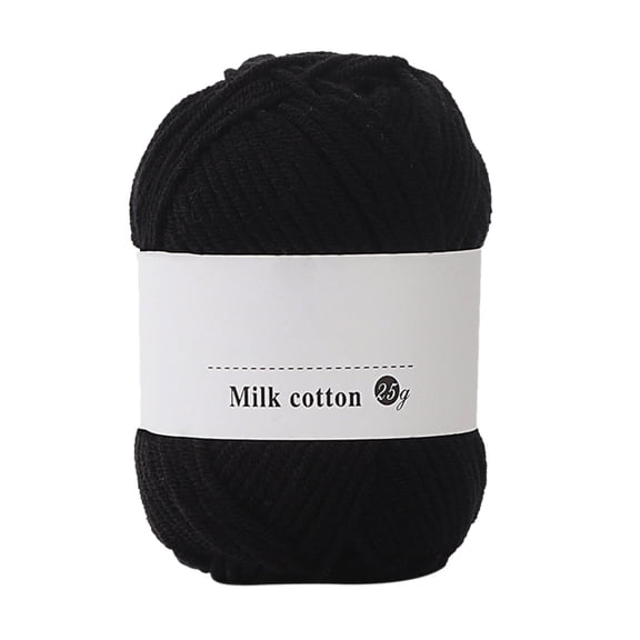 Gosuguu 25g Soft Milk Cotton Yarn for Knitting and Crochet - 65m Acrylic Craft Yarn for Baby Clothes, Hats, and DIY Projects