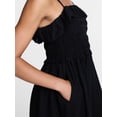 thumbnail image 4 of Time and Tru Women's Sleeveless Smocked Midi Dress, Sizes XS-XXXL, 4 of 5