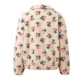 thumbnail image 5 of Women's Fuzzy Fleece Jacket Full Zip Up Lightweight Warm Soft Fleece Coat for Spring Fall Winter, 5 of 8