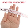 thumbnail image 4 of 1 rollo de cinta de Feliz Año Nuevo para manualidades de coronas, cintas para envolver regalos, 4 of 6