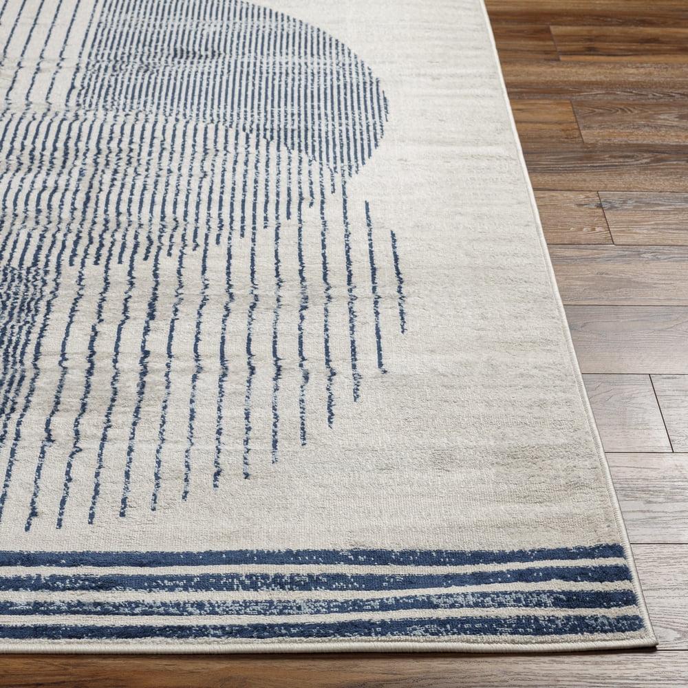 Livabliss Area Rugs for Living Room, 10x14 Floransa Modern Cream Rug, Bedroom Dining Room Home Decor Stain Resistant Carpet (9'10" x 14')