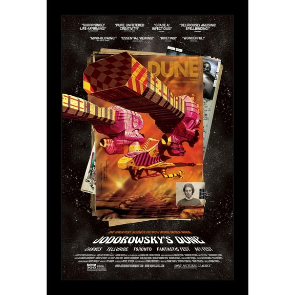 JODOROWSKY'S DUNE - 11x17 Framed Movie Poster