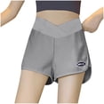 thumbnail image 2 of pstuiky Maternity Running Shorts Support Shorts with Adjustable High Waist for Pregnancy Breathable Plus Size Stretch Leggings for Active Wear Maternity Casual Shorts, 2 of 9