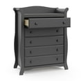 thumbnail image 6 of Storkcraft Avalon 5 Drawer Universal Dresser, Gray, 6 of 10
