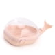 thumbnail image 5 of Adorable y resistente al agua, perfecto para organizar el baño, porta jabón de dos niveles con forma de ballena rosa, 5 of 5
