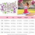 thumbnail image 3 of Benylion Girls Cheerleader Costume Outfit for Kids Sleeveless Cheerleading for Halloween Party Birthday Cheer Uniform Set for 5-6 Years, 3 of 6
