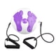 thumbnail image 5 of Tabla de abdominales giratoria para abdominales, silenciosa, para uso doméstico, para entrenamiento de cintura Morado con cuerda, 5 of 9