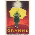 thumbnail image 2 of Jean d'Ylen 11x14 Gold Ornate Wood Frame and Double Matted Museum Art Print Titled - Gramme Lamps (1924), 2 of 4