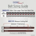 thumbnail image 5 of Smoky Mountain Titanium Black Belt by Nickel Smart® - Nickel Free Belt, 5 of 6