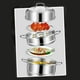 thumbnail image 3 of Juego de Ollas Vaporeras Acero Inox Aquila 2 Niveles, 3 of 9
