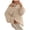 Beige, variant on Women's Fall Winter V-Neck Sweater Lightweight Oversized Casual Sweater Solid Color Knit Pullover Sweater Tops