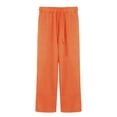 thumbnail image 1 of IDALL Lounge Pants Women Business Casual Pants Ladies' Fashionable And Simple Spring And Versatile Drawstring Casual Pants Wide Leg Pants Woman Summer Pants Orange 4XL, 1 of 3