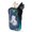 White Cat Leaf Floral Green, variant on SEANATIVE Zipper Glasses Case with 2 Compartments, Neoprene Double Eyeglasses Pouch Water-resistant Lightweight Eyewear Holder Bag Glasses Pouch for Men Women, Beach Starfish Sea Shell Pattern