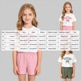 thumbnail image 3 of WXFAZCVU Girls Clothes 2 PC Summer Outfits Bow Print Tees Shorts Kids Fashion Clothing Sets Size 4 Years, 3 of 3