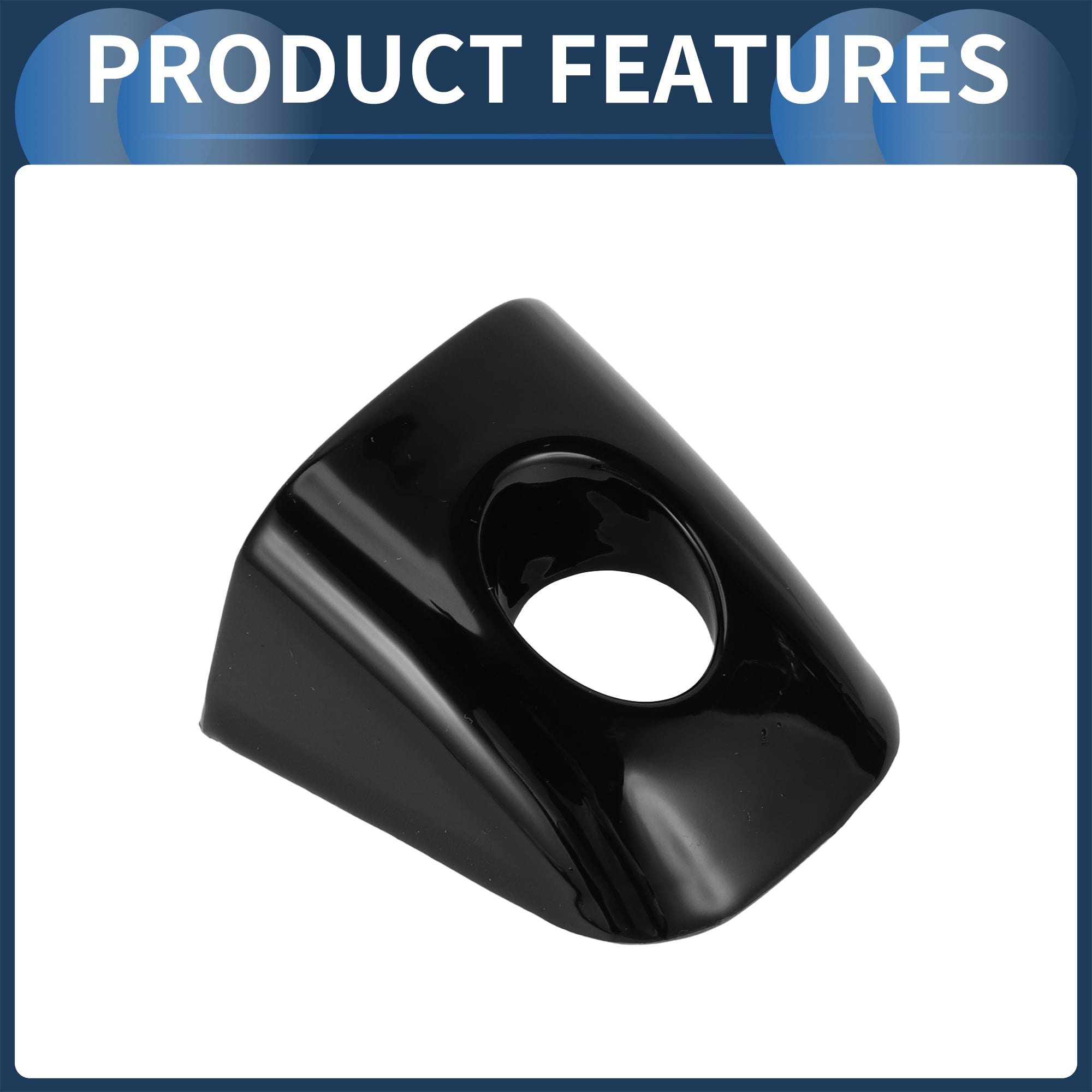 Unique Bargains Front Left Door Handle Cover for Audi A4/Avant 2013-2015 ABS Black 1 Pc