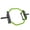 Green, variant on Barbell Olympic Trap Bar and Shrug Bar for Deadlifts