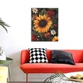 thumbnail image 4 of Gaeub Sunflower Floral Butterfly Print Modern Canvas Wall Art Prints,Artwork Abstract Paintings,Canvas Decorative,Pictures on Canvas for Home Decorations,Wall Decor, 4 of 6