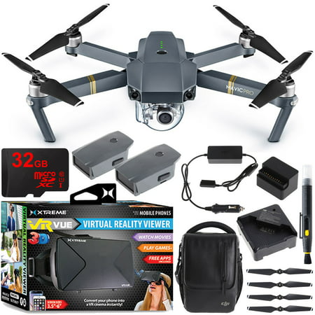 DJI Mavic Pro Quadcopter Drone Combo Pack with 4K Camera and Wi-Fi + Virtual Reality Experience Bundle
