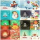 thumbnail image 3 of Paquete de 8 tarjetas de Navidad con sobre en blanco, bricolaje 5D, tarjetas de pintura de diamantes, Navidad, diamantes de imitación, pintura de diamantes, tarjeta de felicitación, postal oso de fresa Juguete, 3 of 5
