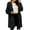 Black, variant on Wyobmus Womens Long Cardigan Sweaters Fall Lightweight Open Front Casual Knit Long Sleeve Coat With Pockets Navy