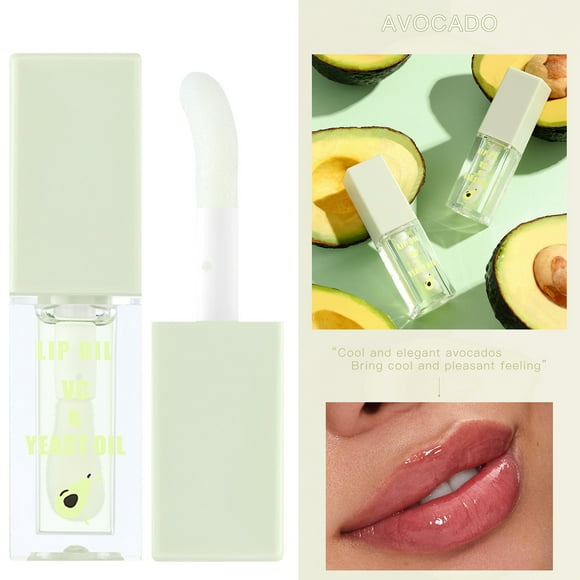 Deals Lip Oil Moisturizing Moisturizing Lip Gloss Pearlescent Liquid Lip Glaze Transparent Lip Gloss Lip Oil Four of Boxes Moisturizing Moisturizing Liquid Rehydration Ball Mouth Oil 6ml Christmas