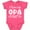 Vintage Hot Pink, variant on Inktastic I Love My Opa with Hearts Boys or Girls Baby Bodysuit