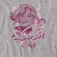 thumbnail image 2 of DC Supergirl Women's T Shirt, Athletic Heather, Medium, 2 of 6