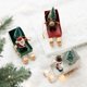 thumbnail image 5 of Adornos navideños de metal para árbol de Navidad, muñecos de Papá Noel, alces, muñecos colgantes, juguetes para fiestas, regalos nuevos, 5 of 5