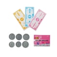 thumbnail image 2 of Caja Registradora de Juguete REGALOMEX con Comida Billetes Monedas Calculadora Carrito, 2 of 6