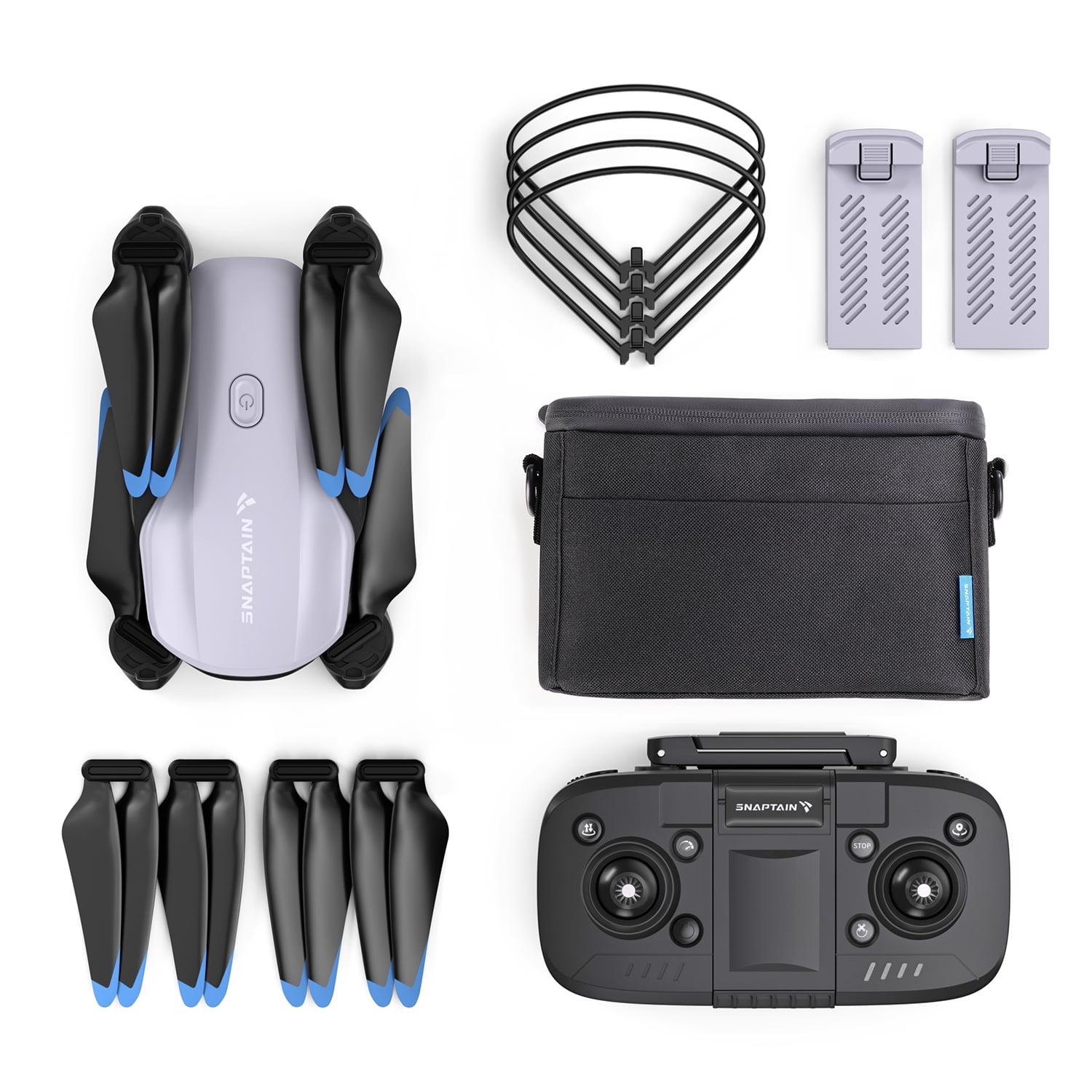Snaptain FPV Drone with 1080P Camera, RC Quadcopter for Kids and Beginners, Gray