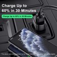 thumbnail image 3 of 30W PD USB C Car Charger Quick Charge Dual Port Phone Charger, 3 of 7