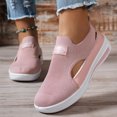 thumbnail image 2 of Orthopedic Platform Sneakers for Women Hollow out Woven Breathable Mesh Non Slip Tennis Shoes Work Arch Support Nursing Cushion Footwear Pink Size 9.5, 2 of 5