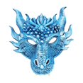 thumbnail image 3 of Máscara de Cosplay de Halloween Salvador Dragón Accesorios para fotos Azul, 3 of 10