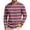 Pink, variant on Dwelliawo Men's Casual Striped Athletic T-Shirts Basic Crewneck Long Sleeve Stretch Pullovers Outdoor Workout Tee Tops Black M