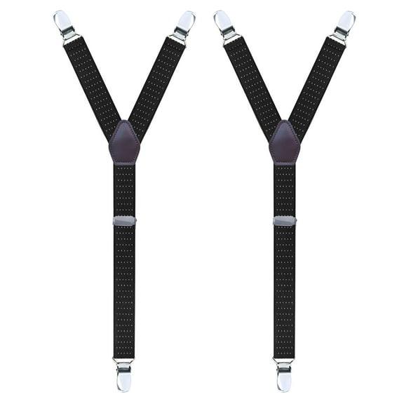TELOLY Shirt Stays,Men Anti-Slip Suspenders,High-Elasticity Suspenders Wrinkle-Free Design Shirt Stays,Invisible Under Clothing Durable Metal Clips Shirt Stays