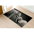 thumbnail image 5 of Two Elephant Rugs, Black and White Rug, Animal Rugs, Personalized Rugs, Customs Rugs, Printed Rug, Lovely Elephant Rugs, Office Decor Rugs, 3.3'x5' - 100x150 cm, 5 of 8