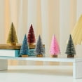 thumbnail image 3 of 4Pcs Mini Christmas Tree Realistic Wooden Base Miniature Pine Tree for Party Festive Desktop Decorations, 3 of 10