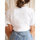 thumbnail image 2 of Short Sleeve Retro Rollerskates Print T-shirt, Crew Neck Casual Top For Summer & Spring, Women's Clothing, 2 of 6