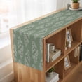 thumbnail image 6 of Table Runners 72 Inches Long Dress Scarves, Dark Green Botanical Farmhouse Kitchen/Dining Table Runner, Coffee Tablerunners, Pastoral Elegant Spring Floral 13x72 Inch, 6 of 9