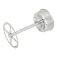 thumbnail image 3 of KAKOWELY Divided Toothbrush Holder Bathroom Toothpaste Stand Toilet Storage Rack,4.72"X2.76"X2.56", 3 of 5