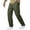 #Army Green, variant on DPTALR Men's Waterproof Fabric Loose Workwear Pants with Multiple Pockets Solid Color, Army GreenXXL
