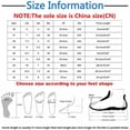 thumbnail image 4 of ibiyuan Cushioned Flip Flops Women Thong Sandals Non- Woven Sole Slippers Women Dressy Orthofeet Shoes for Women, 4 of 7