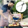 thumbnail image 2 of Shisuyan BBQ Barbecue Tool Stainless Steel Assorted Color 2Pcs 10.6X0.9X0.6In, 2 of 8