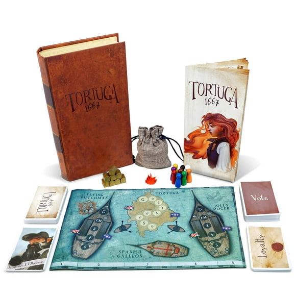 Juego de mesa Facade Games Tortuga 1667 Treasure Plunder 2-9
