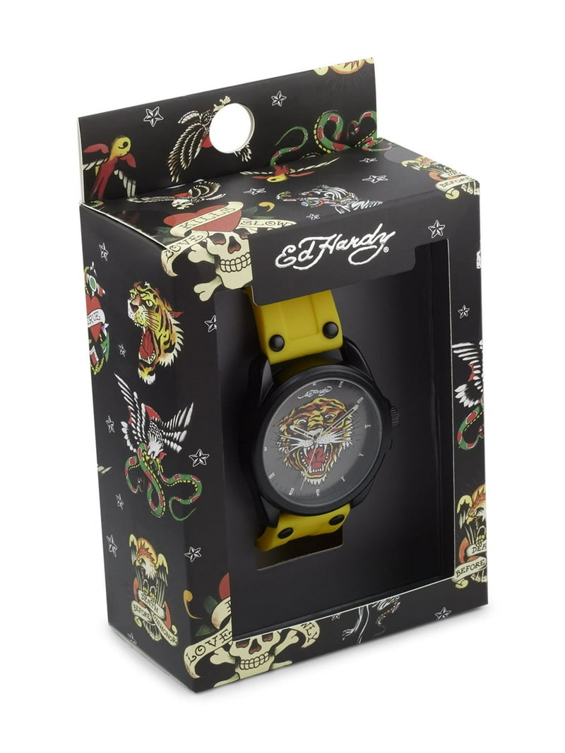 Ed Hardy 掛け時計 Ed Hardy 時計 未使用 美品 エドハーディ エド