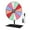 RoundBase LightColor, variant on segolike Tabletop Prize Turntable Set Prize Turntable with Erasable Pen Lucky Draw Roulette Wheel for Pub Party Promotional Activities SquareBaseLightColor